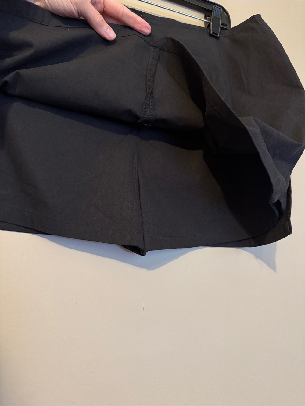 NWOT- Princess Polly Gigi cotton side slit skort, black, size US10 - Picture 12 of 12